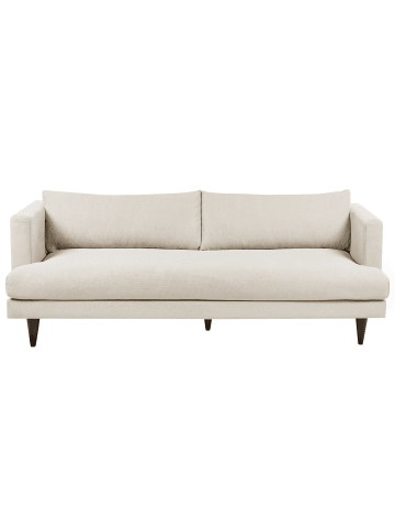 Beliani 3-Sitzer Sofa JARPEN in Beige/Braun - (W) 214 x (H) 72 x (L) 93 cm