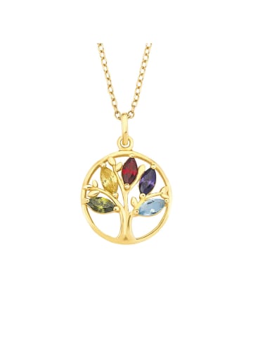 Amor Kette mit Anhänger Silber 925, gelbvergoldet in Gold