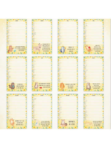 Mr. & Mrs. Panda Terminplaner 2026 Katze Collection ohne Spruch in Weiß