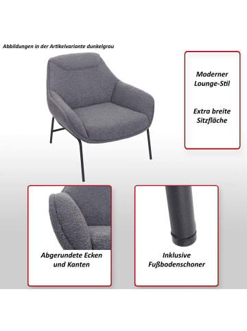 MCW Lounge-Sessel J77, Hellgrau