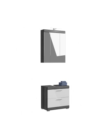 ebuy24 Badmöbelset Scout (2-teilig) Weiß 60 x 34 cm