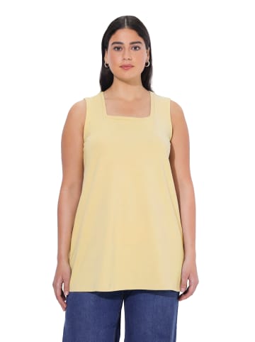 Ulla Popken Longshirt in blassgelb