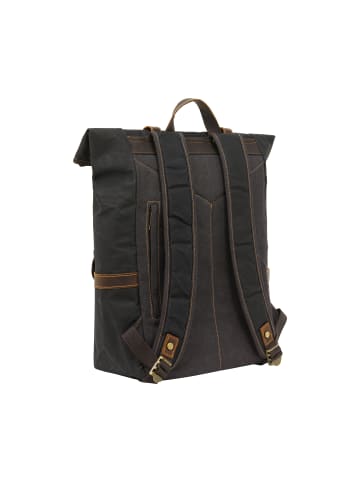 DreiMaster Vintage Men Backpack in Black