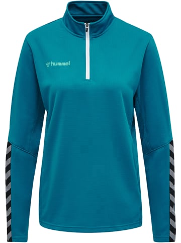 Hummel Hummel Halbreißverschluss Sweatshirt Hmlauthentic Multisport Damen in CELESTIAL