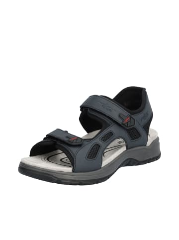 rieker Sandalen in denim/schwarz/schwarz