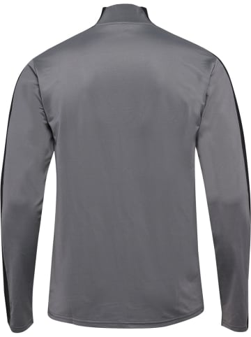 Hummel Trainingsjacke "Te Strength Pl Half Zip" in Grau