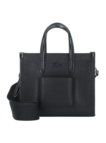 Lacoste Chantaco Classics Handtasche Leder 19 cm in noir