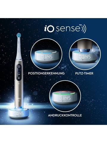 Oral-B Elektrische Zahnbürste "iO 10 + Reiseetui Eclipse" in Gold