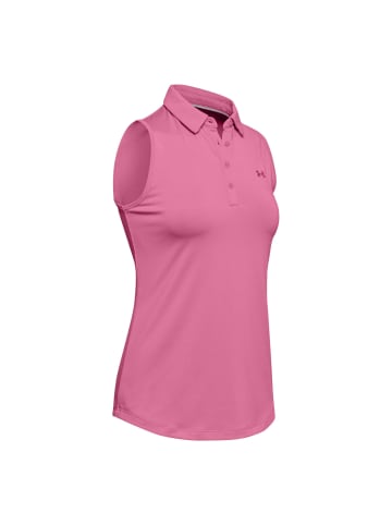 Under Armour Poloshirt Zinger Sleeveless in Pink