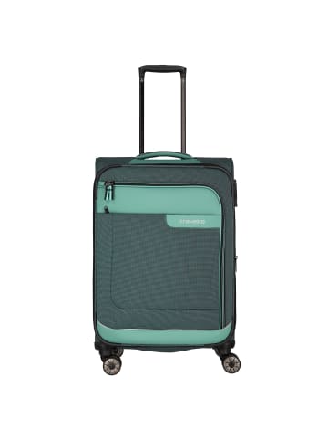 travelite VIIA 4 Rollen Trolley 67 cm in eukalyptus