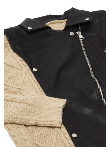 NAEMI Damen Strickjacke in Beige