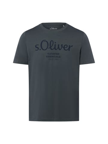 s.Oliver T-Shirt in anthrazit schwarz - 0004