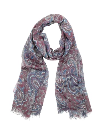 collezione alessandro Schal " Paisley " in bordeaux