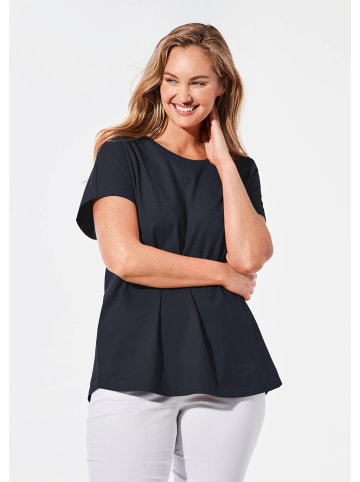 GOLDNER Shirt mit Rundhalsausschnitt Shirt mit Rundhalsausschnitt in marine