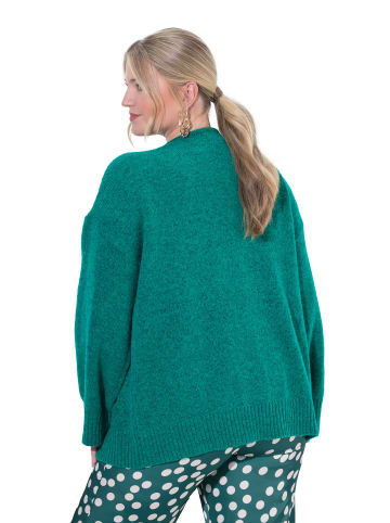 MIAMODA Strickjacke in tanne