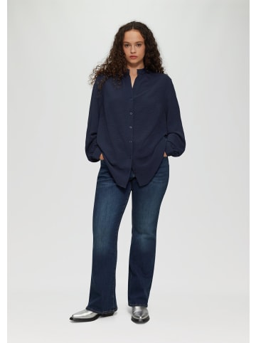 QS Bluse langarm in Blau