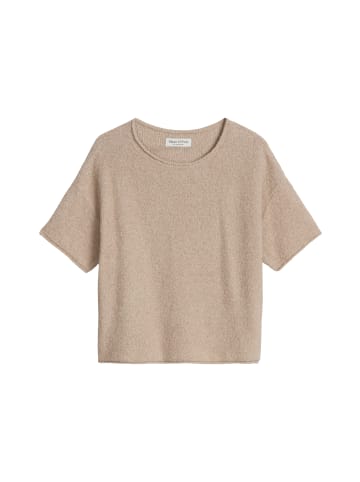 Marc O'Polo Kurzarm-Pullover oversize in Linen Beige