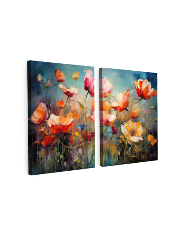 OnlyWow Leinwandbild 2er Set