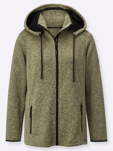 WITT WEIDEN Fleece-Jacke in schilf-meliert