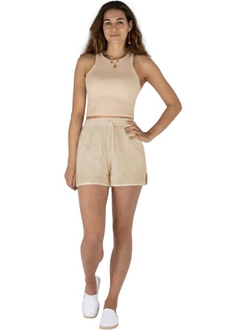 Janice Kurze Damen Musselin Hose Serres in Beige