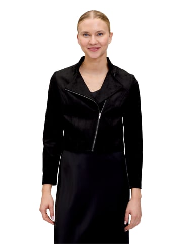 Vera Mont Bikerjacke mit Reißverschluss in Schwarz