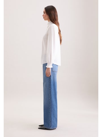 Seidensticker Rüschenbluse Regular in Weiß