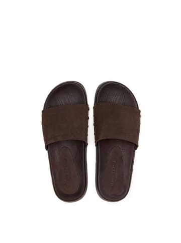 Marc O'Polo Pantolette Model Mary in burnt coffee