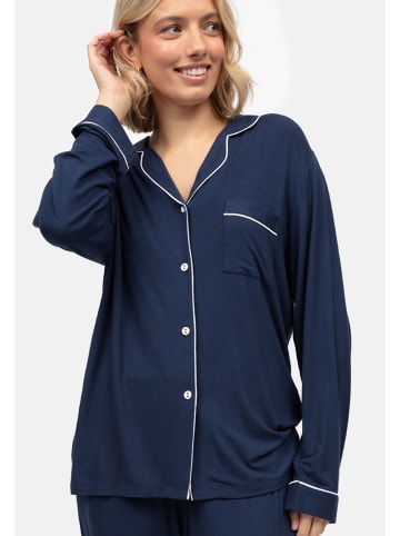 Cyberjammies Marina Pyjama Top Loungewear in marine