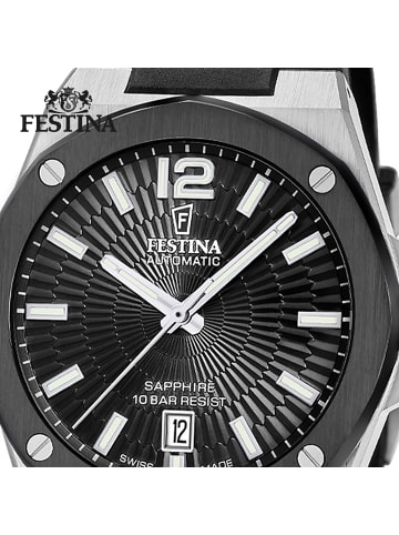 Festina Analog-Armbanduhr Festina Automatik schwarz groß (ca. 42mm)
