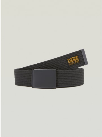 G-Star Raw Gürtel aus Gewebeband black metal/asfalt