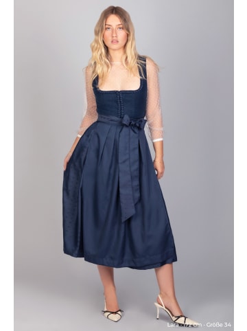 Edelnice Langes Dirndl Clarissa Dunkelblau in blau