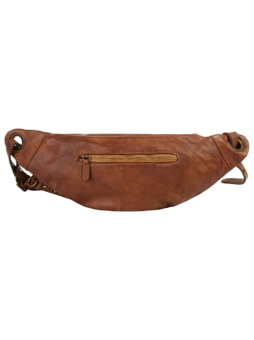 X-ZONE Crossover Bag echt Leder in cognac