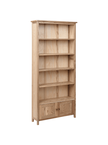 Beliani Bücherregal SALTON in Braun - (W) 85 x (H) 179 x (L) 22 cm