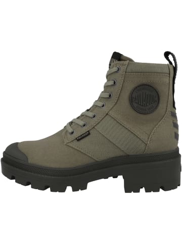 Palladium Schnürboots Pallabase Hi Army in gruen