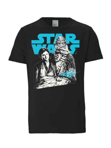 Logoshirt T-Shirt A Star Wars Story Han Solo & Chewbacca in schwarz