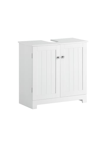 SoBuy Unterschrank in Mattweiß - (W) 58 x (H) 60 x (L) 60 cm