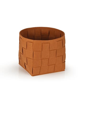 N8WERK Aufbewahrungskorb Filz 32cm rostbraun  Braun
