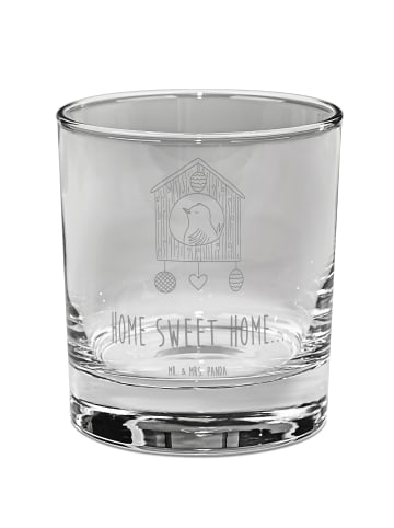Mr. & Mrs. Panda Tumbler Vogelhaus Home mit Spruch in Transparent