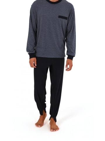 NORMANN Pflegeoverall langarm Reissverschluss - 16006 in Dunkelblau