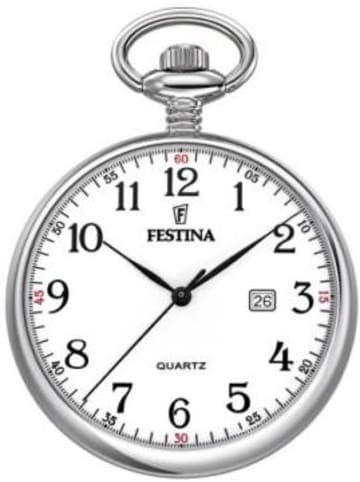 Festina Taschenuhr in Weiß