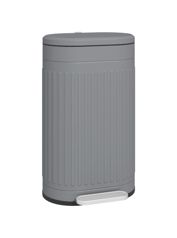 HOMCOM Mülleimer-36,5L x 31,2B x 60,8H cm-Grau