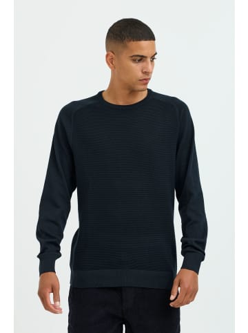 BLEND Strickpullover BHPullover 20717497 moderner Strickpullover in Schwarz