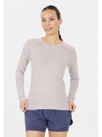 Endurance Langarmshirt Halen in 1284 Lilac Gray