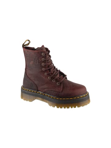 Dr. Martens Dr. Martens Jadon Emboss Floral in Dunkelrot