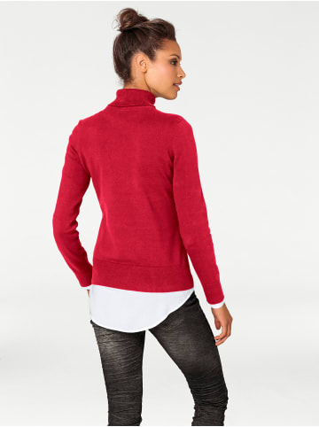 Heine Rollkragen-Pullover in rot