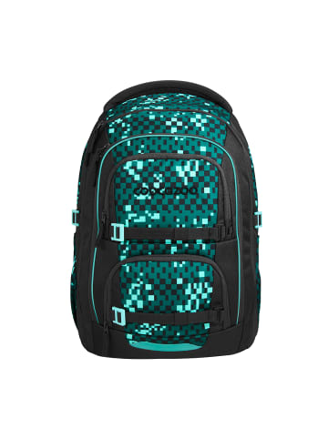 Coocazoo Schulrucksack-Set PORTER "Pixel Blox" 2-tlg. in Blau