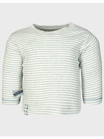 OrganicEra Baby Langarm Shirt in Aqua Melange
