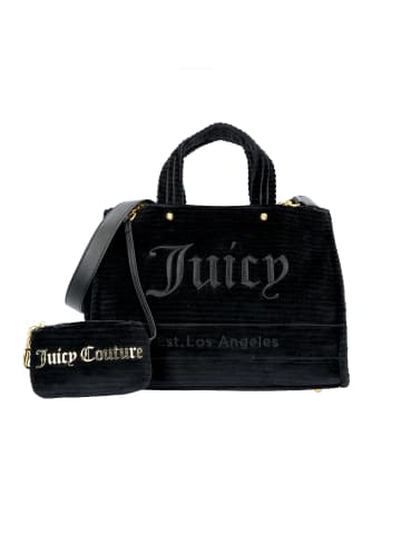 Juicy Couture Iris Velvet Stripes Handtasche 32 cm in black