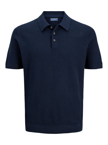 Jack & Jones Gestricktes Polo in Sky Captain