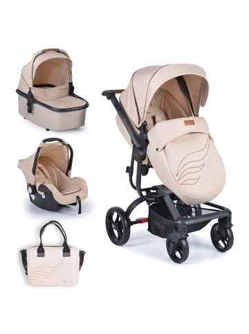 Cangaroo Kinderwagen Ellada 3 in 1 in natur